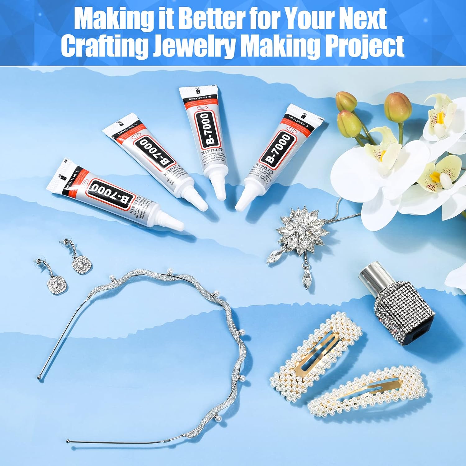 Thumbnail 6 de Cruzix B-7000 Clear Precision Adhesive for Crafts and Small Repairs