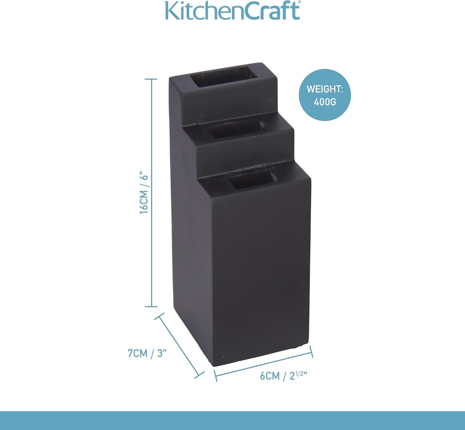Thumbnail 2 de KitchenCraft ensemble de ciseaux de cuisine 3 pièces avec bloc de rangement