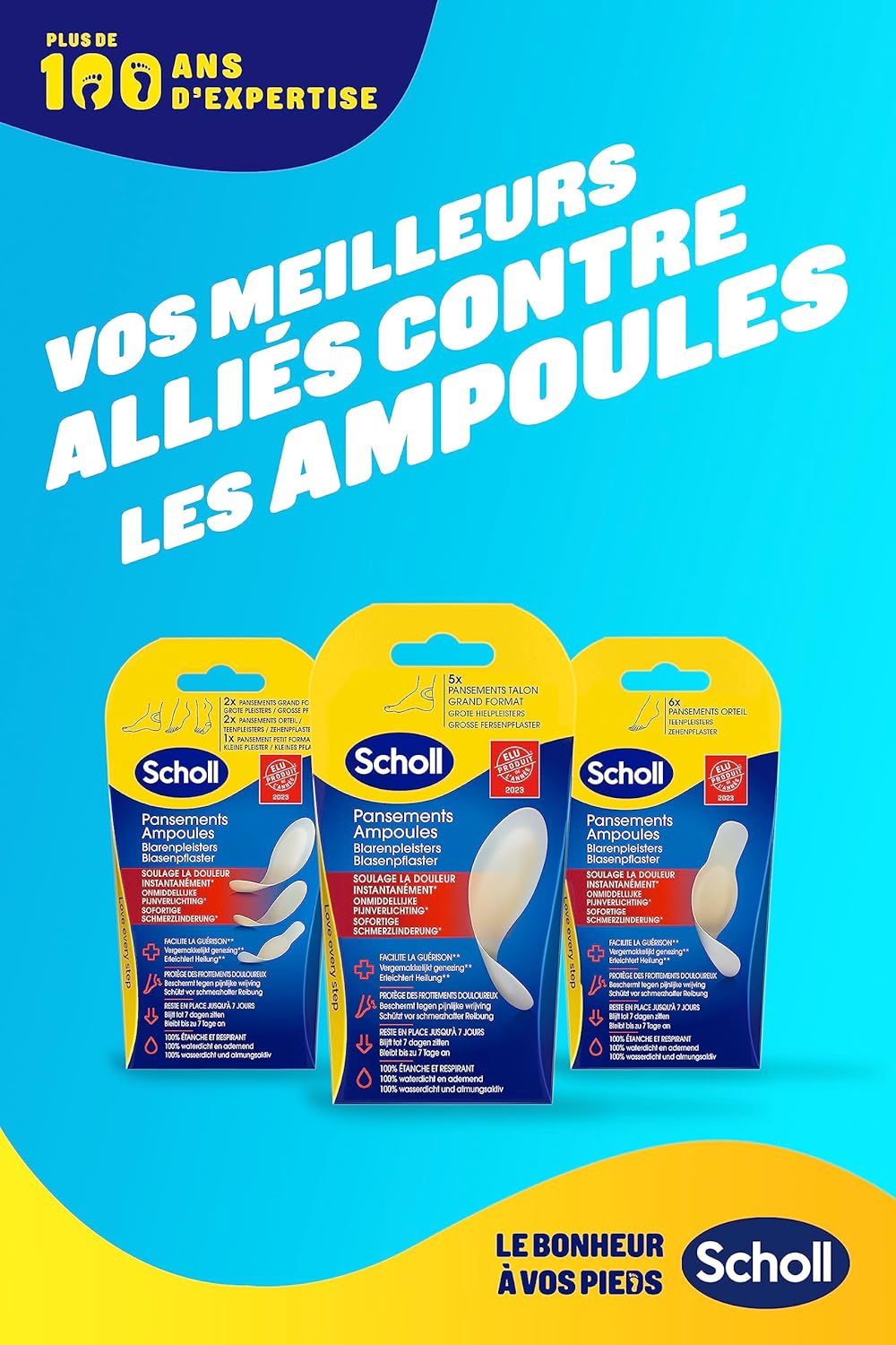 Thumbnail 6 de Dr. Scholl's Etui de 5 Pansements Ampoules Grand Format pour Talons