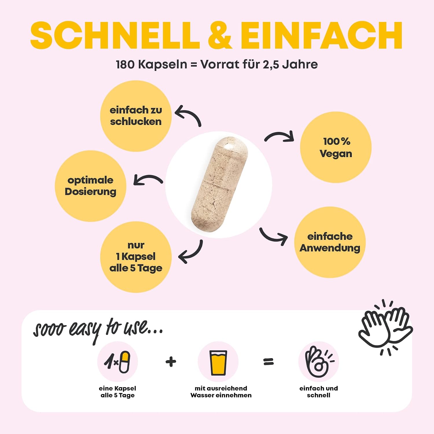 Thumbnail 3 de Sun Vitamins Vitamin D3 K2 Omega 3 180 Kapseln 5000 IE