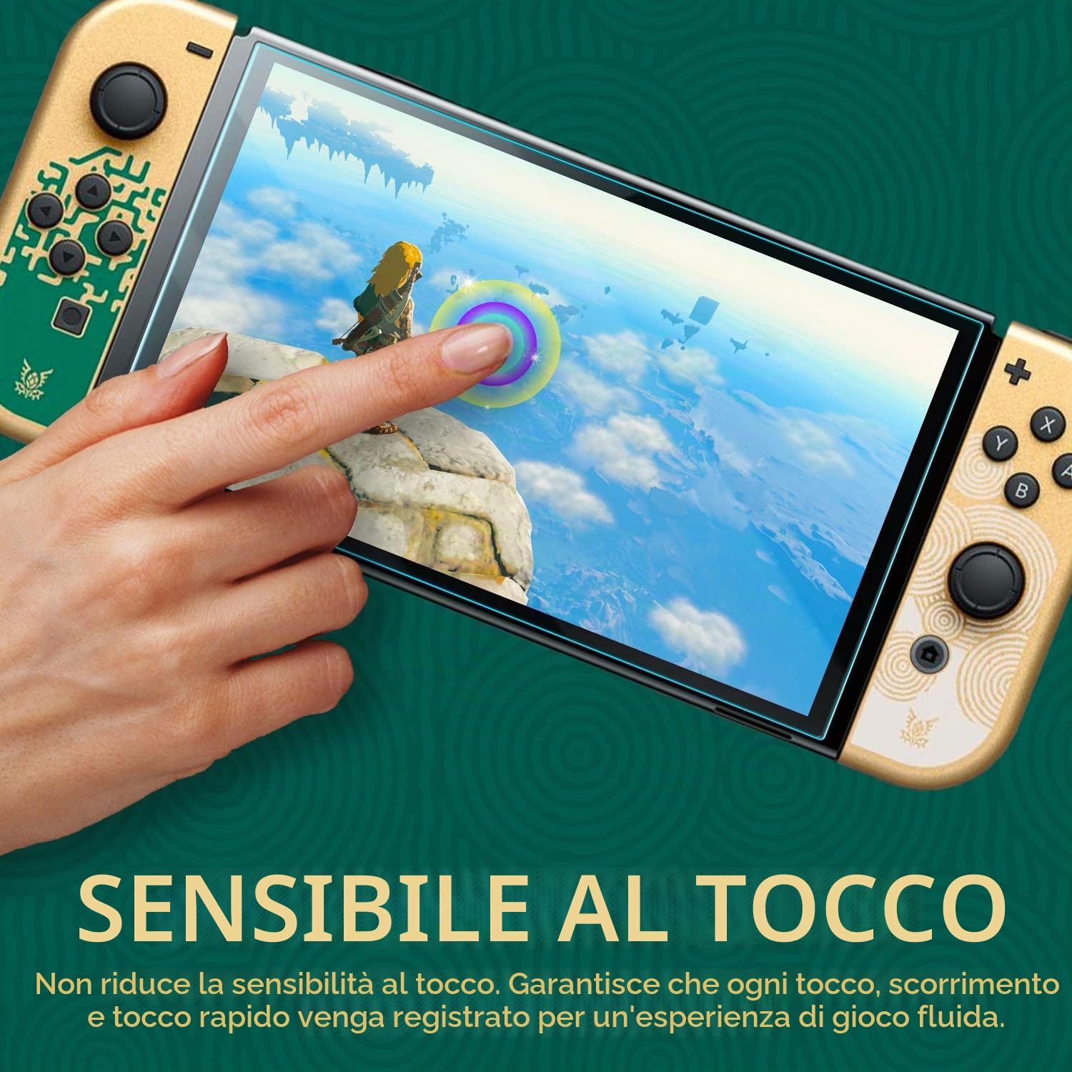 Thumbnail 5 de Orzly protezioni schermo Nintendo Switch OLED 4pz