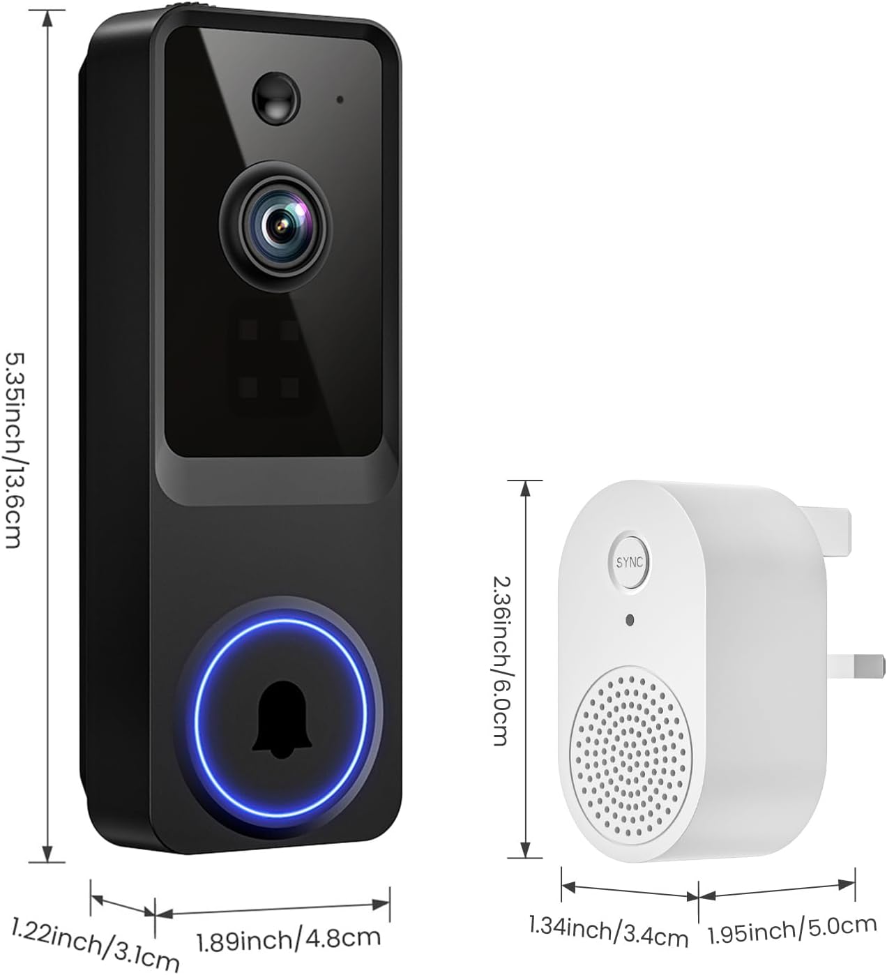 Thumbnail 6 de ModeJump 1080P Battery Wireless Security Camera with AI Human Detection