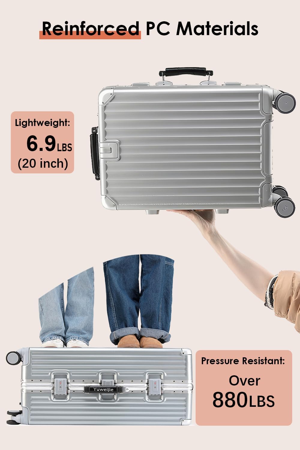 Detalle 2 de HotWay 20 Inch Carry-On Luggage