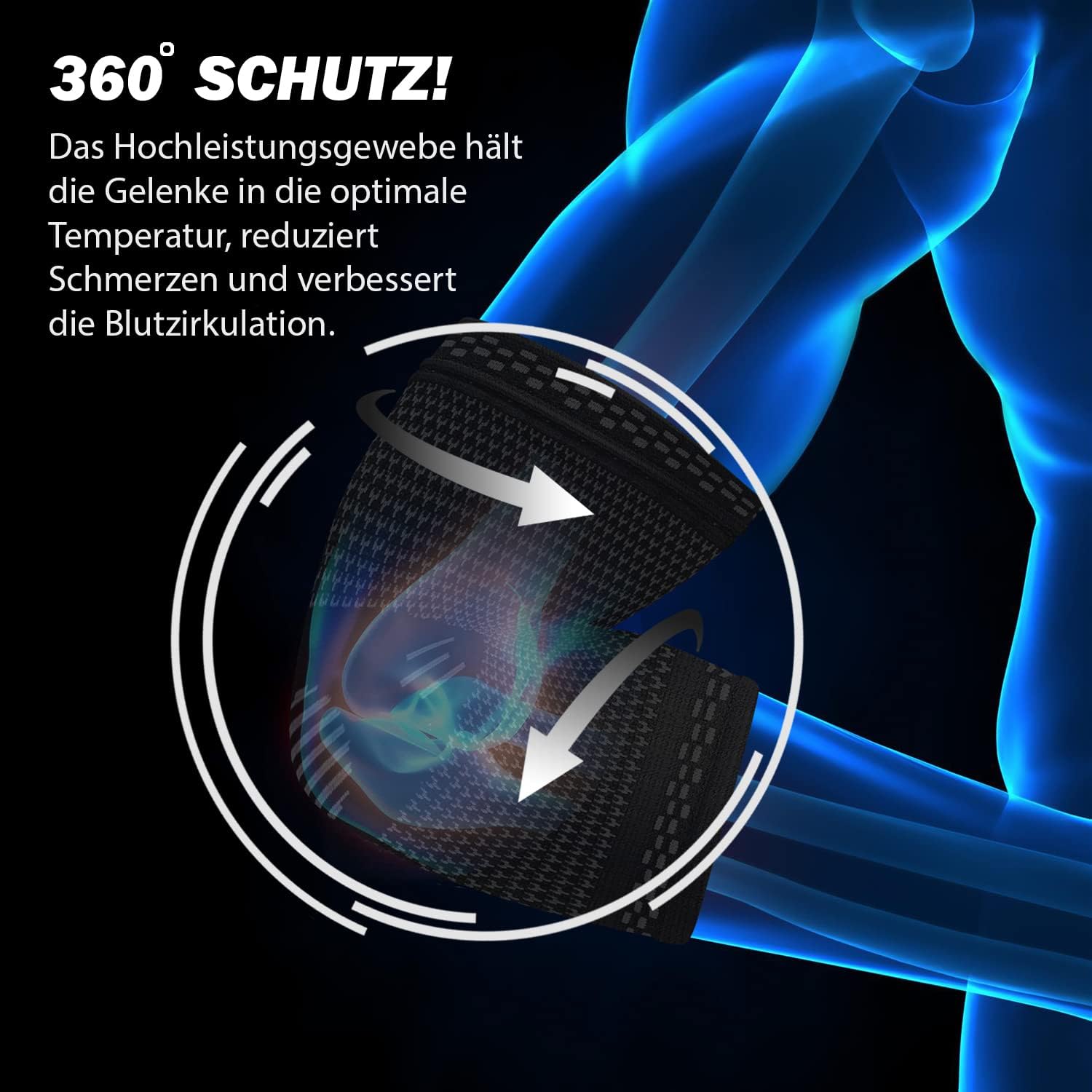 Detalle de POWERLIX Ellenbogenbandage M 2 Stück