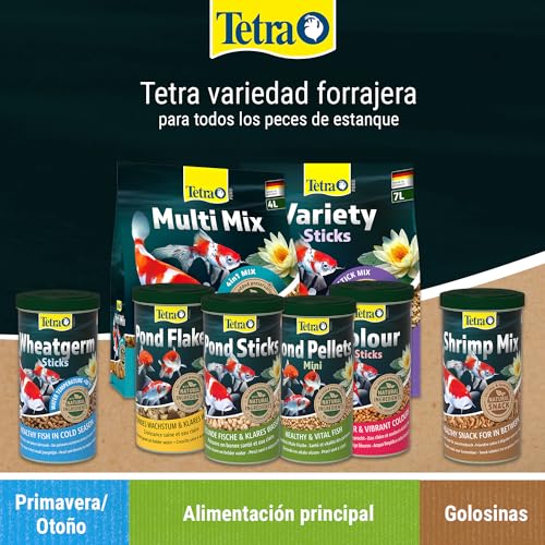 Thumbnail 6 de Tetra Pond Flakes: alimento en escamas para peces pequeños y jóvenes en estanque (cubo 10 L)