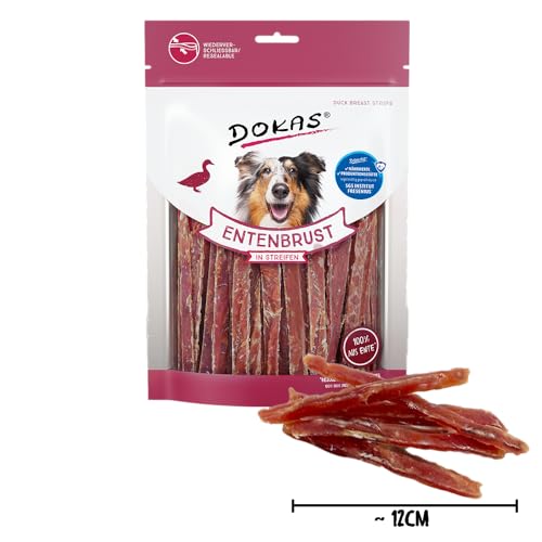 Thumbnail 2 de DOKAS Getreidefreier Premium Snack in Streifen – Entenbrustfilet, 250 g (8er Pack)