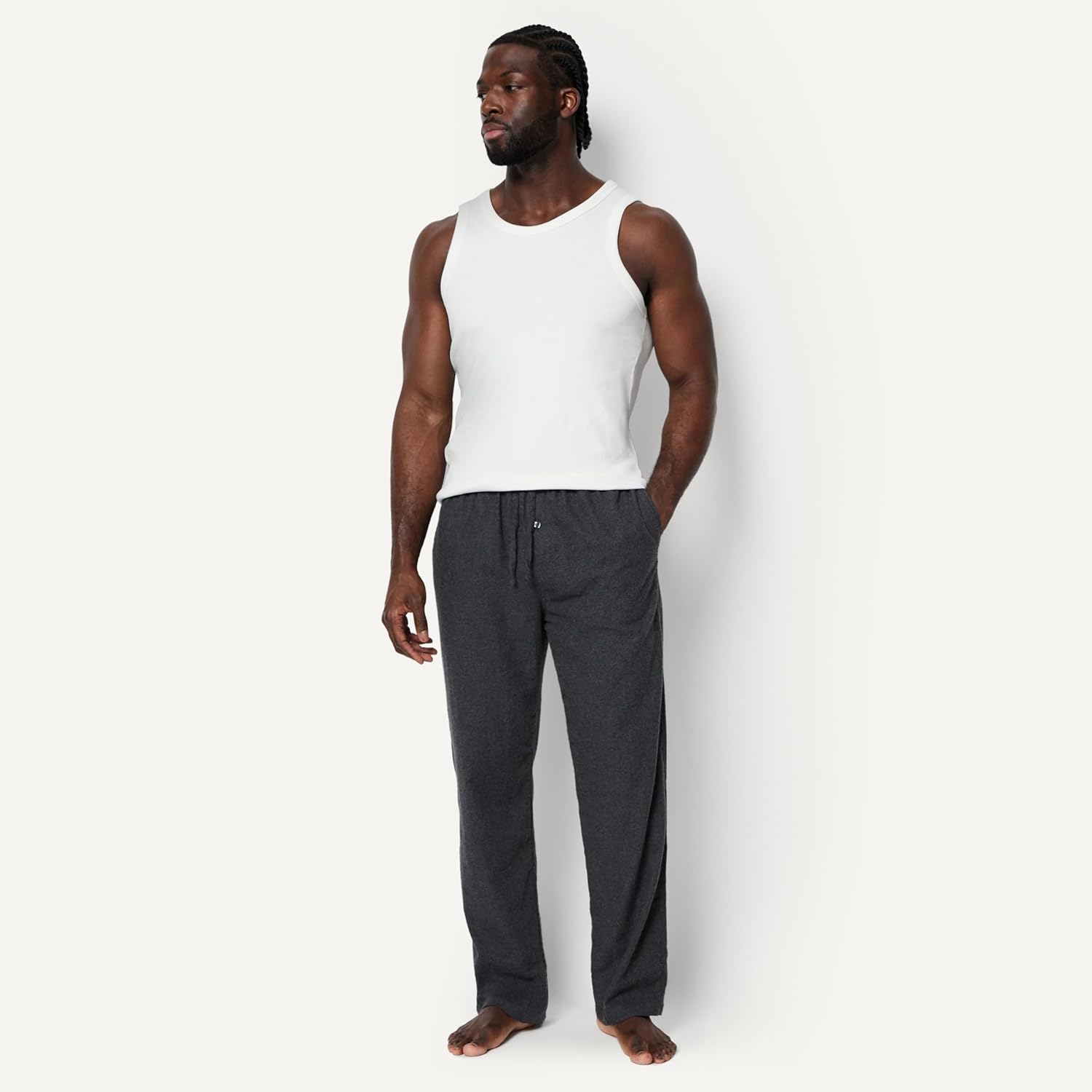 Thumbnail 4 de Amazon Essentials men’s breathable flannel pyjama trousers (big & tall)