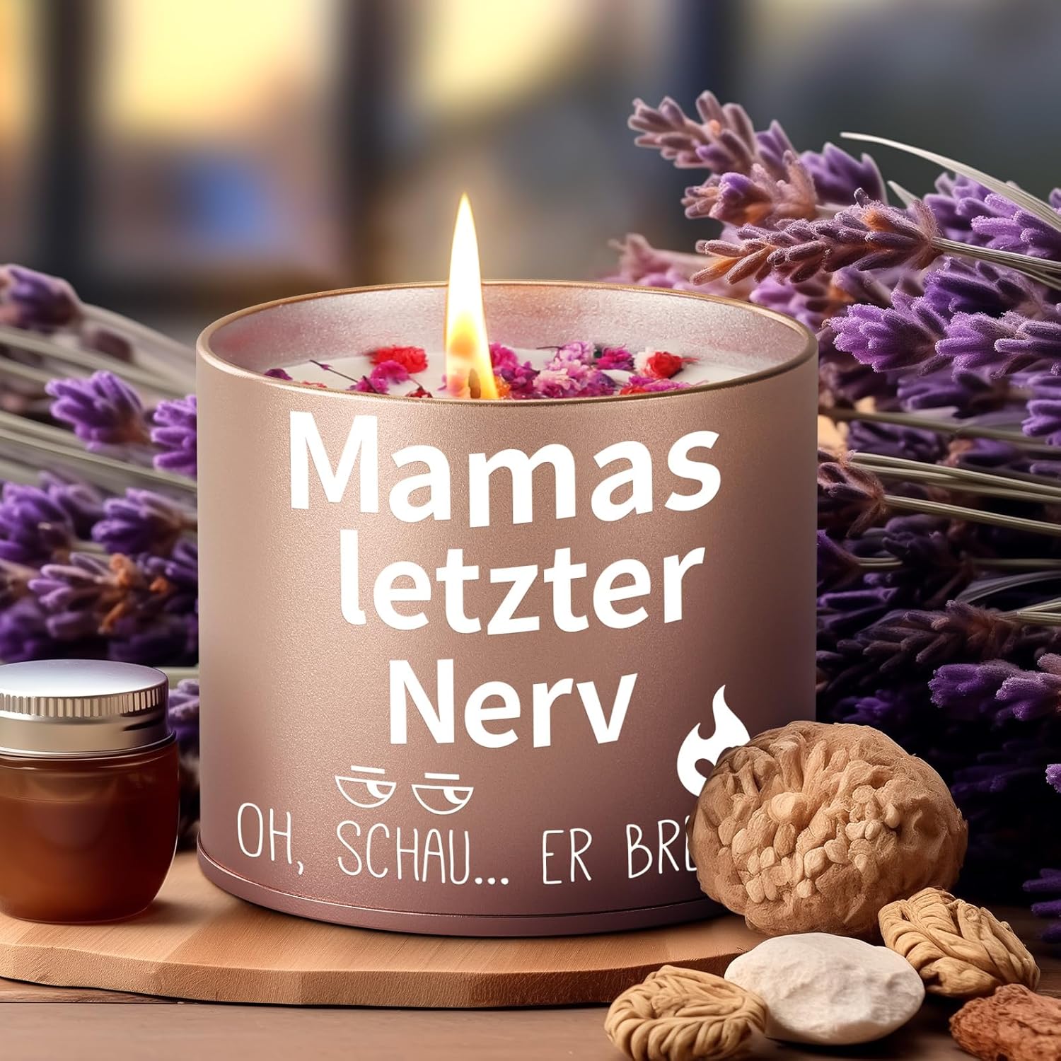 Thumbnail 4 de PRSTENLY Muttertagsgeschenk: 9OZ Kerze mit englischem Text für Mama (ca. 50 Stunden Brenndauer)
