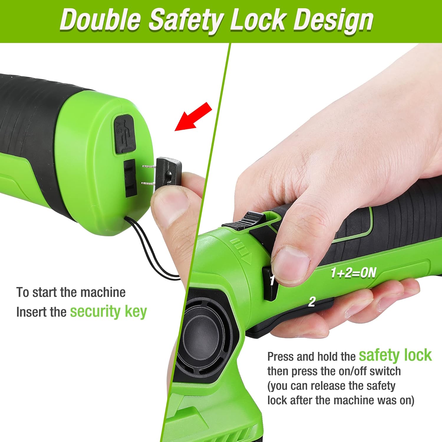 Thumbnail 5 de WORKPRO 2 in 1 7.2V Cordless Hedge Trimmer & Grass Shear with Lithium-Ion Battery