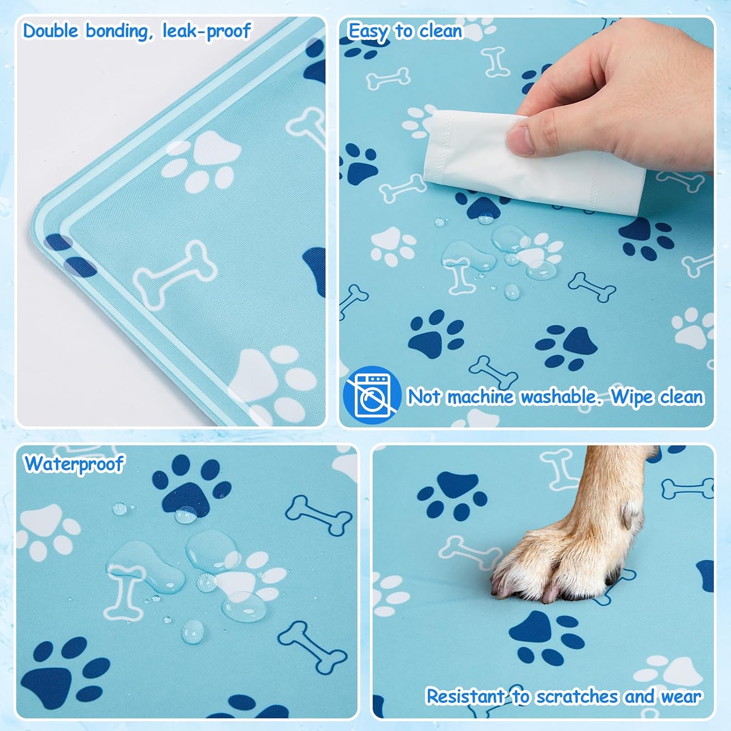 Thumbnail 3 de Ownpets 110x70cm Pet Cool Mat: Water-Filled, Leakproof XXL Cooling Pad