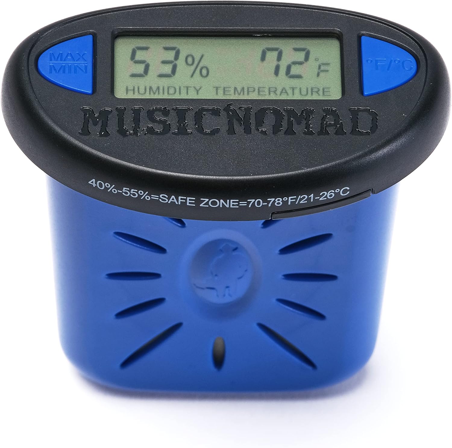 Detalle de MusicNomad Humitar ONE – nawilżacz do gitary akustycznej z higrometrem LCD