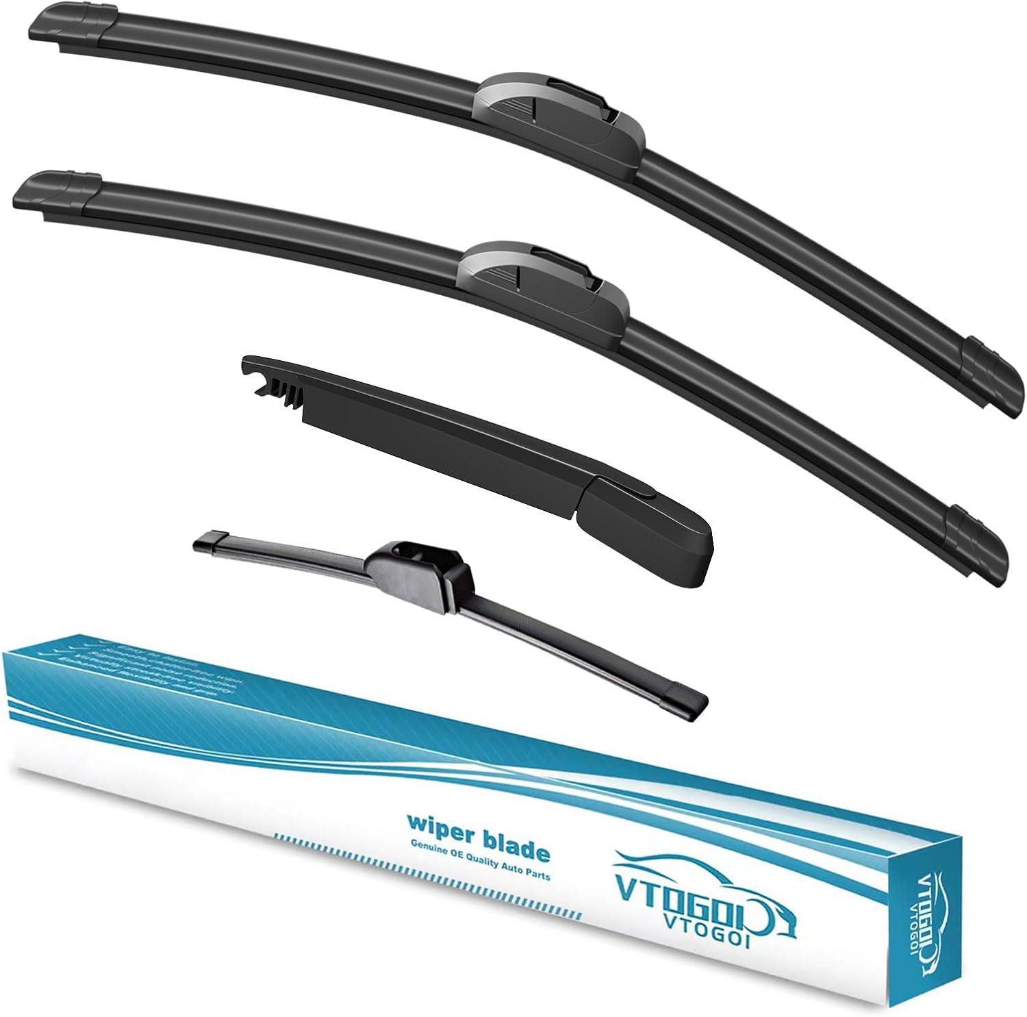 Thumbnail 5 de VTOGOI OEM Quality 24" + 18" Windshield Wiper Blades