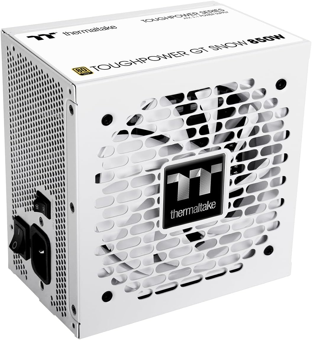 Thumbnail 4 de Thermaltake Toughpower GT Snow 850W – ATX 3.1 Netzteil (80 Plus Gold), vollmodular & PCIe 5.1 12V-2x6 (12+4)