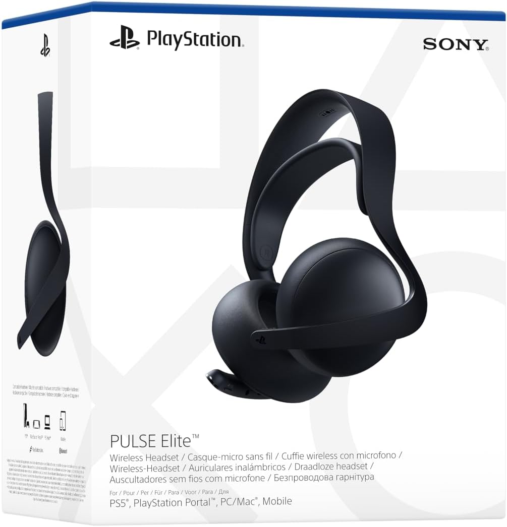 Thumbnail 4 de Playstation Cuffie wireless PULSE Elite – Midnight Black: stile e spending power per l’audio di gioco