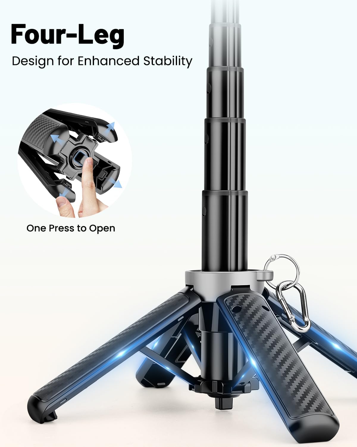 Thumbnail 6 de Victiv Magnetic Selfie Stick for iPhone (Mini Portable 4-in-1) with Magsafe Tripod & Remote