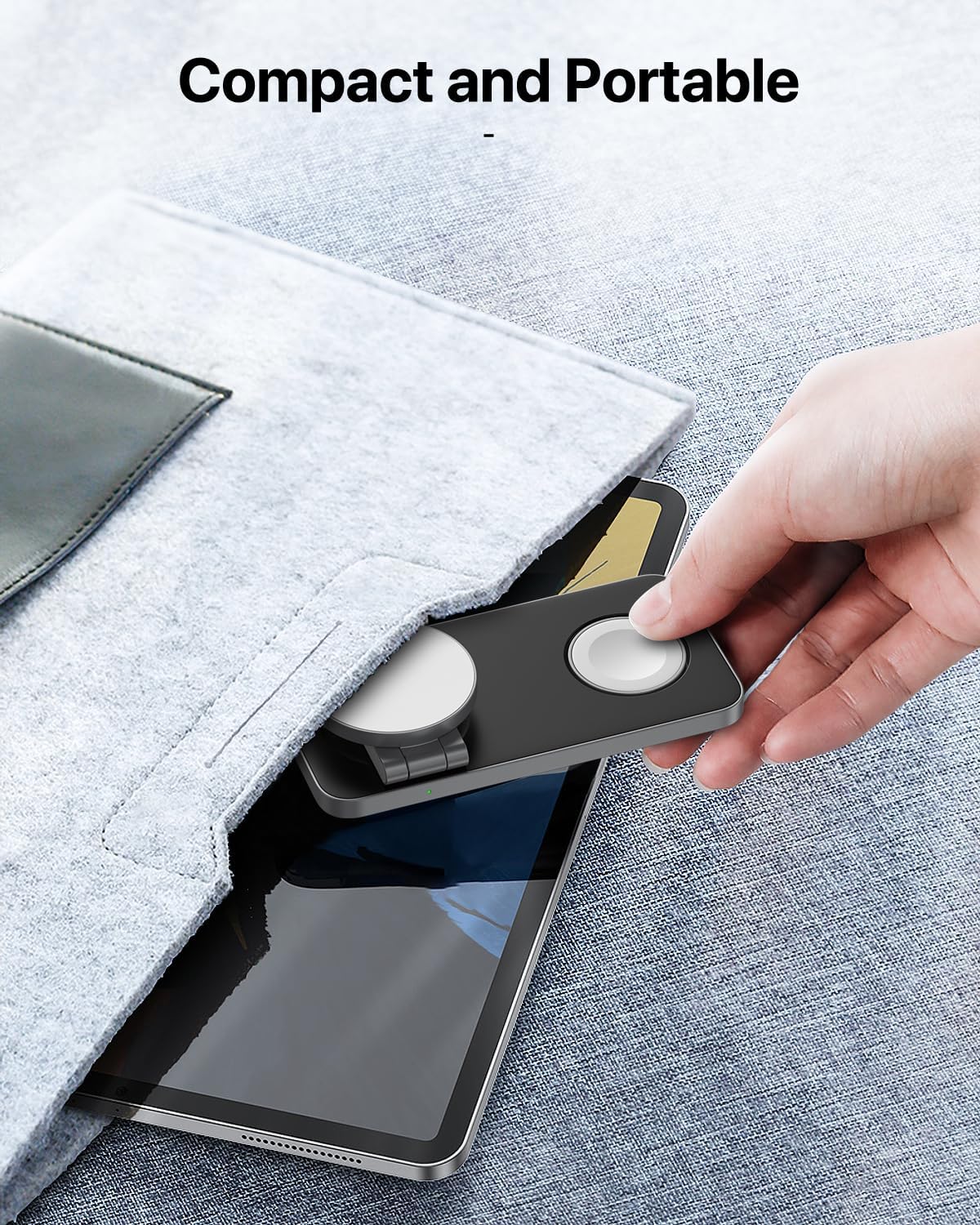 Thumbnail 5 de Caricatore wireless 3 in 1 con Mag-Safe per iPhone, Apple Watch e AirPods Pro