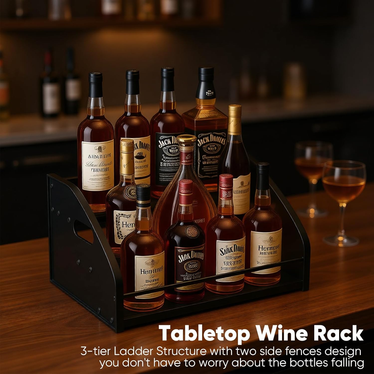 Thumbnail 6 de STAEVER Coffee Syrup Rack 15-Bottle Extra Large Shelf