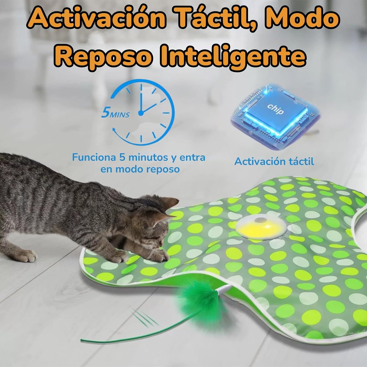 Thumbnail 5 de Kory Juguete Interactivo Gato con Manta de Escondite