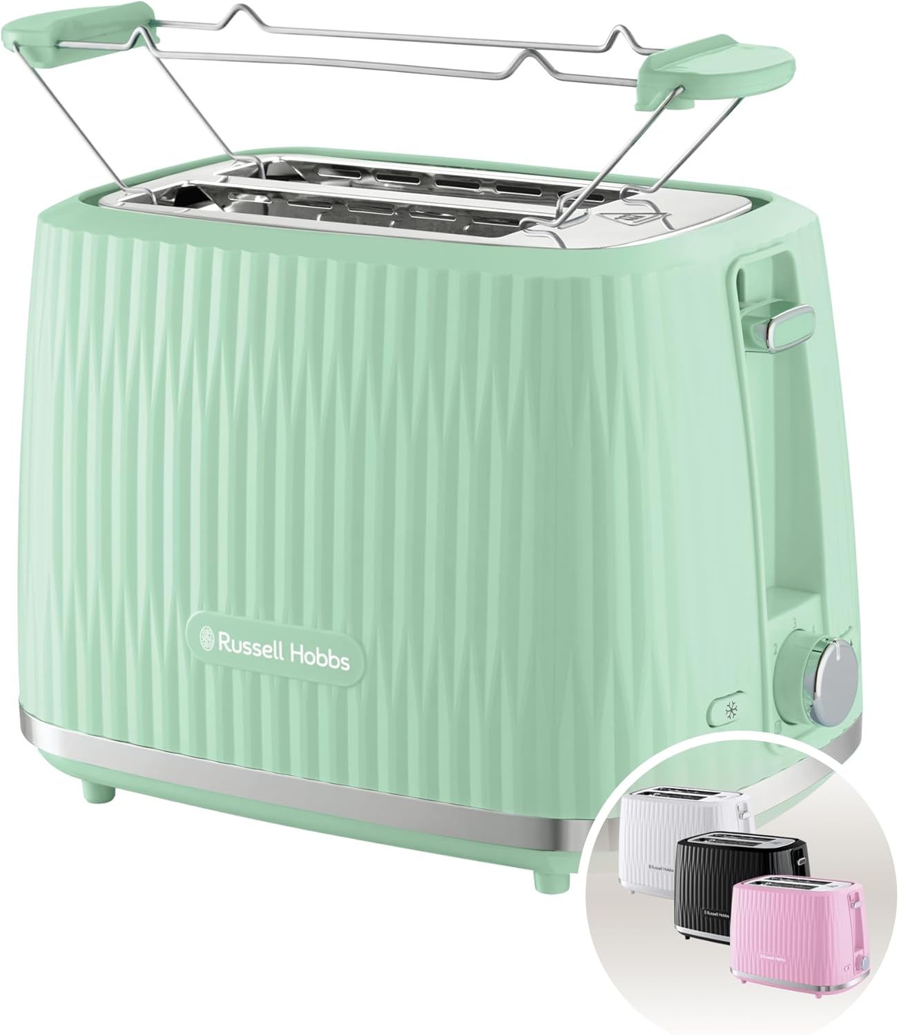 Detalle de Russell Hobbs Eden Toaster Pistazie