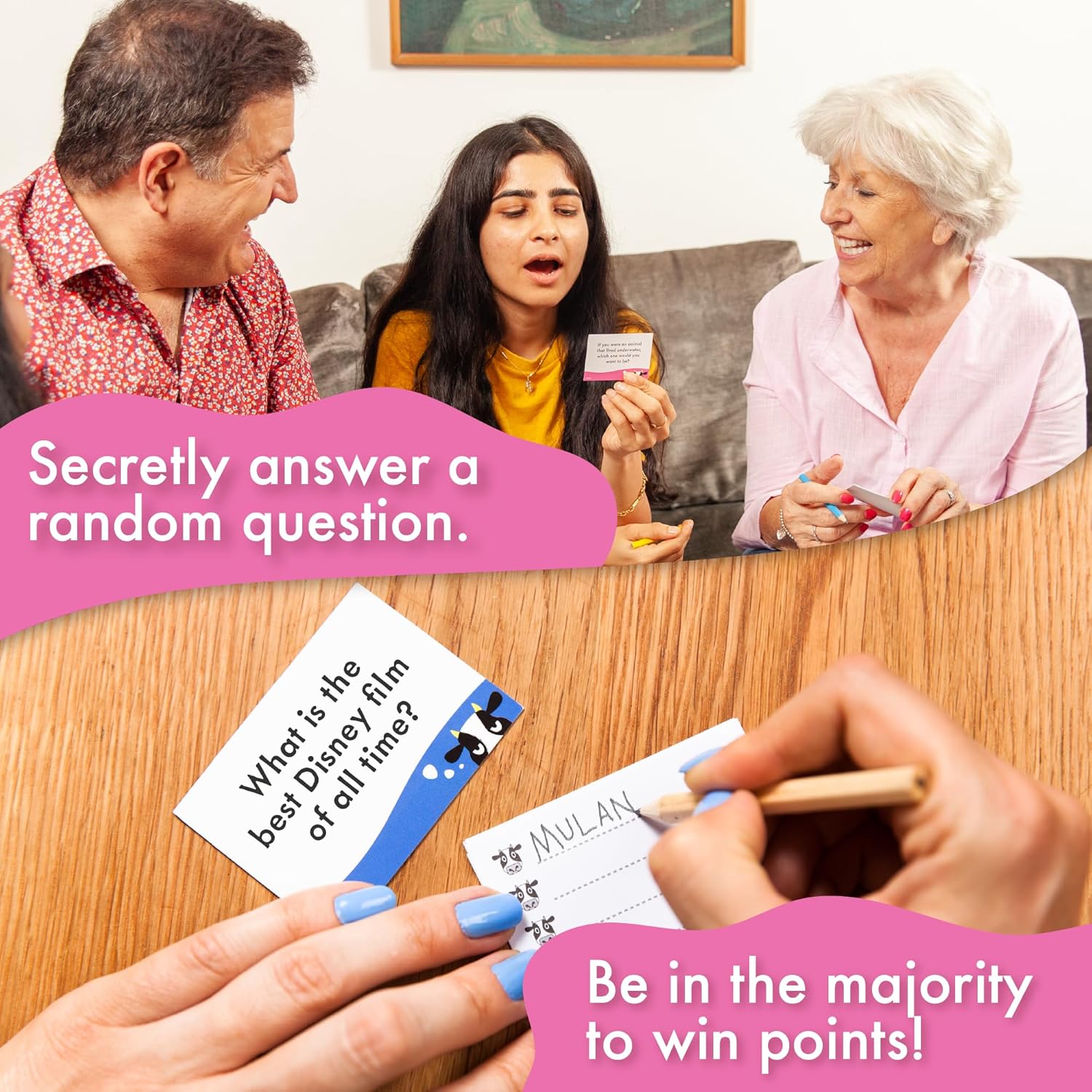Thumbnail 4 de Herd Mentality board game 20 extra questions 🎲