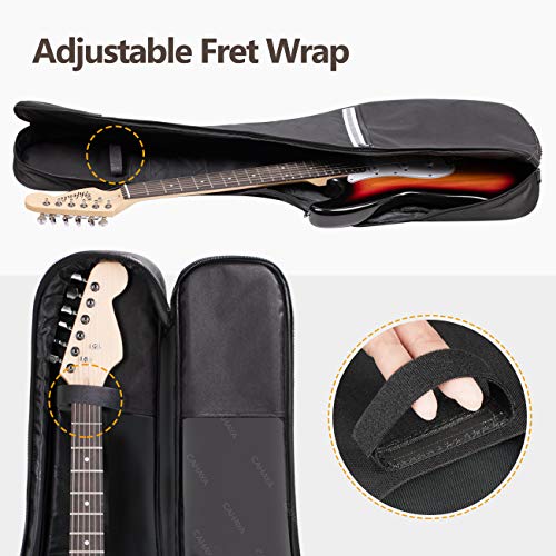 Thumbnail 6 de CAHAYA Sac pour Guitare Électrique CY0225 – Étui rembourré 6 mm et sac à dos noir