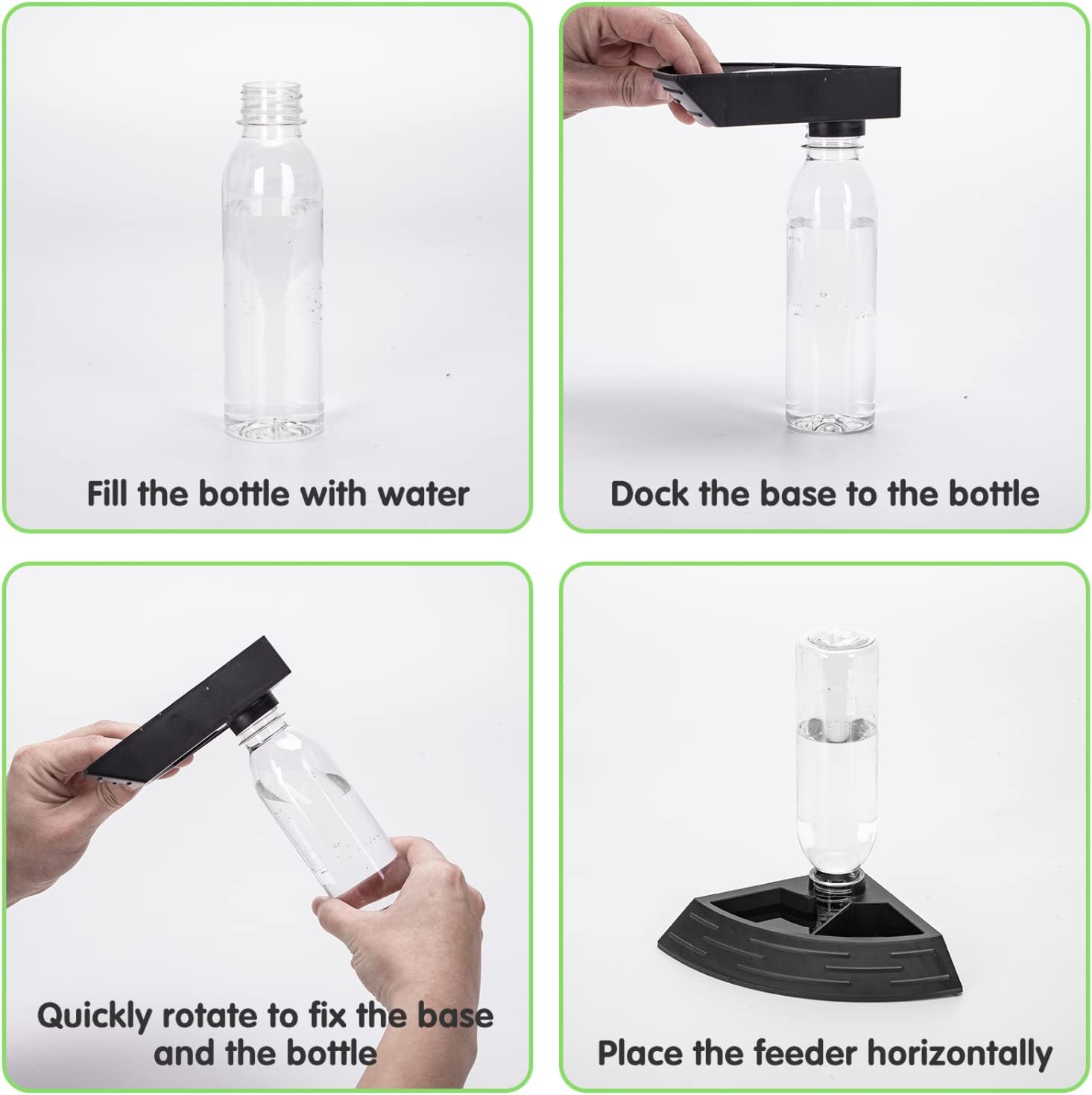 Detalle 2 de Nobleza alimentatore automatico per rettili con dispenser d’acqua e ciotola 2 in 1 (taglia S)
