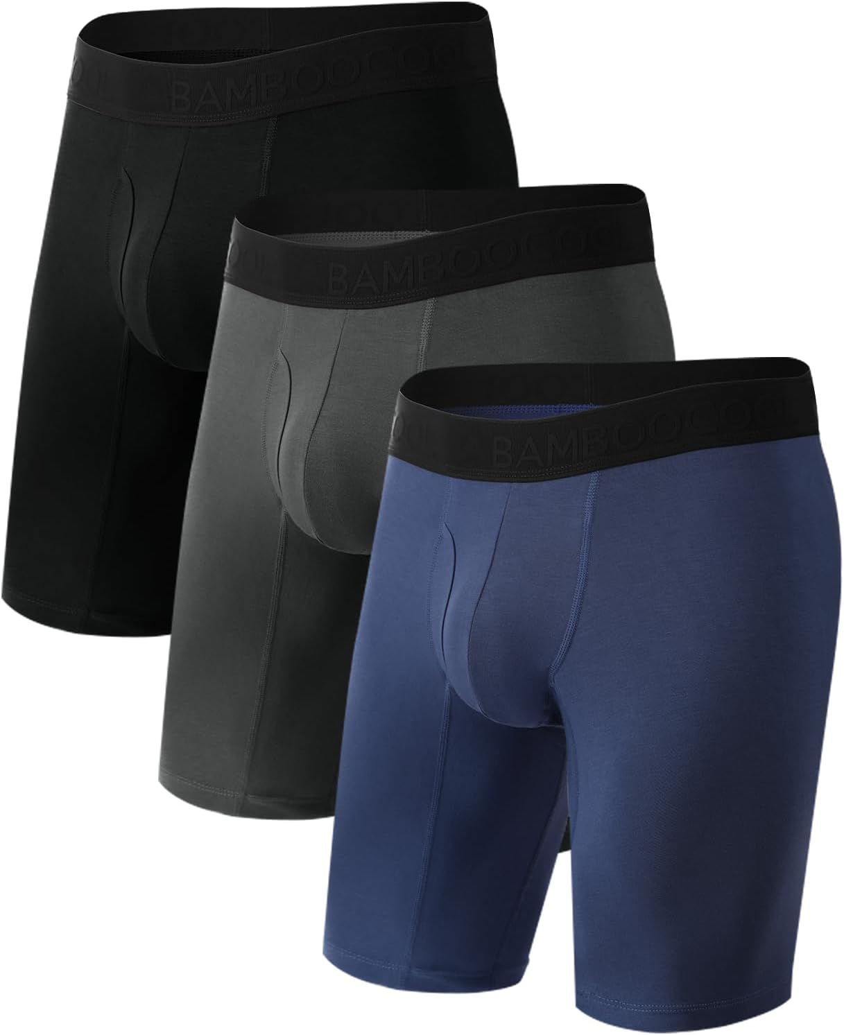 Detalle de BAMBOO COOL Men's Long Boxer Briefs Performance Long Leg Underwear