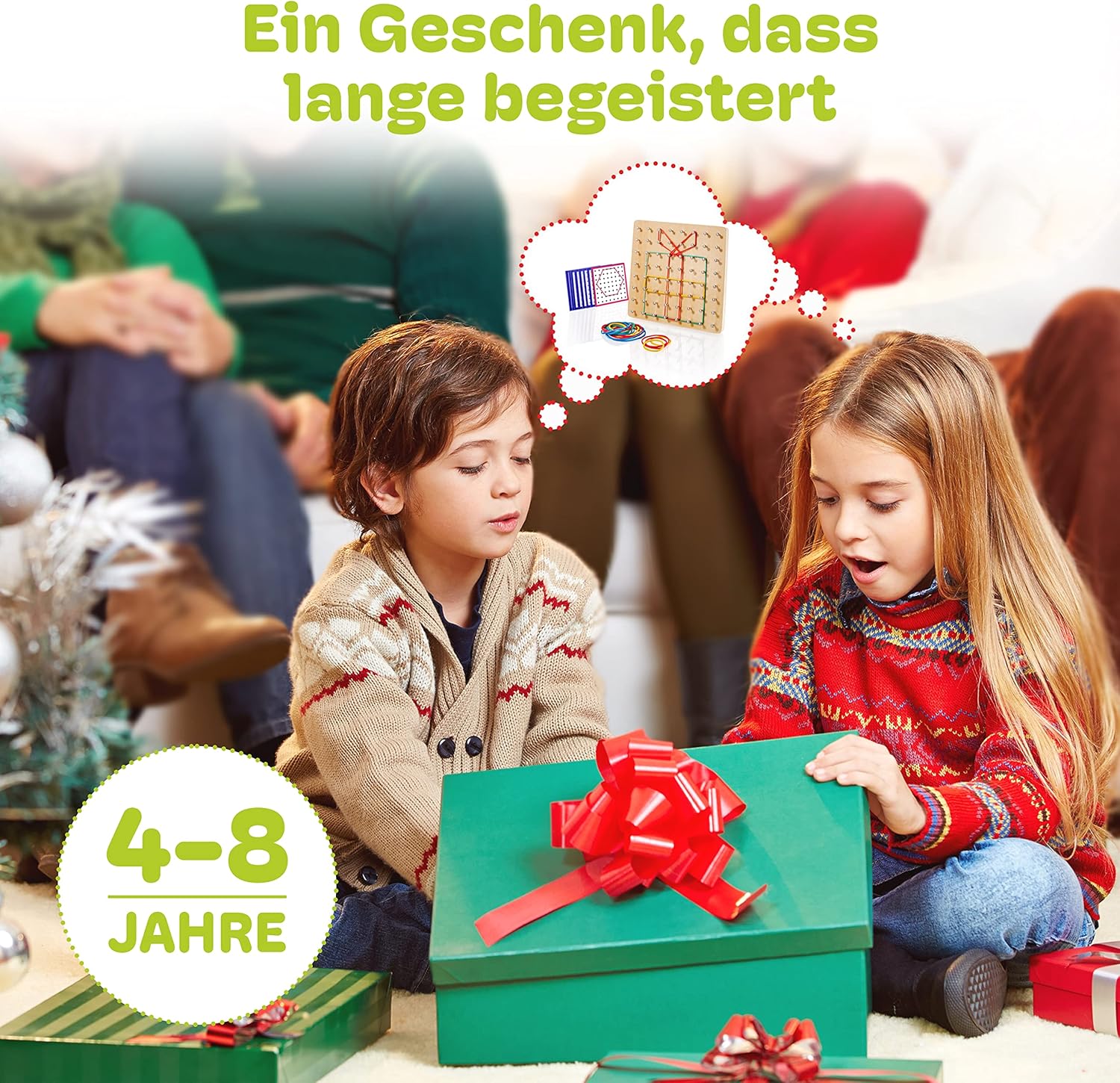 Thumbnail 5 de CUBIDI Geobrett Montessori Lernspielzeug 5+