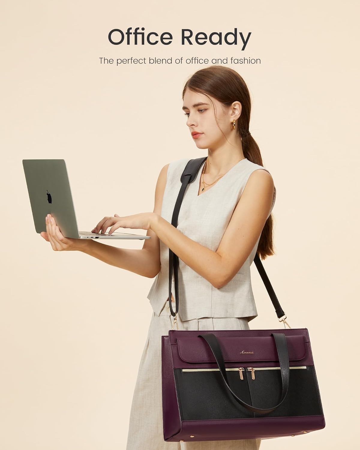 Thumbnail 5 de LOVEVOOK Laptoptasche 15,6 Zoll Violett