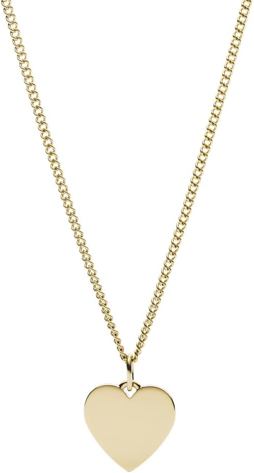 Thumbnail 5 de Fossil Damen Edelstahlcollier goldfarben mit herzförmigem Anhänger und Karabinerverschluss