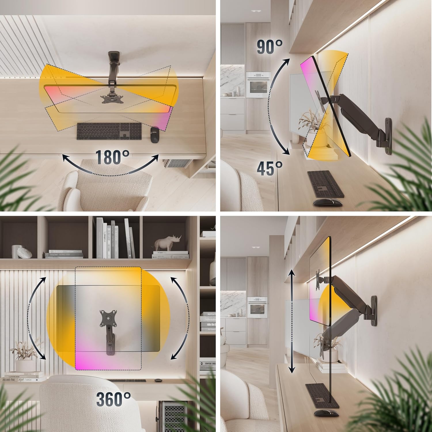 Thumbnail 2 de RICOO S4811 supporto monitor 17-32" 📺