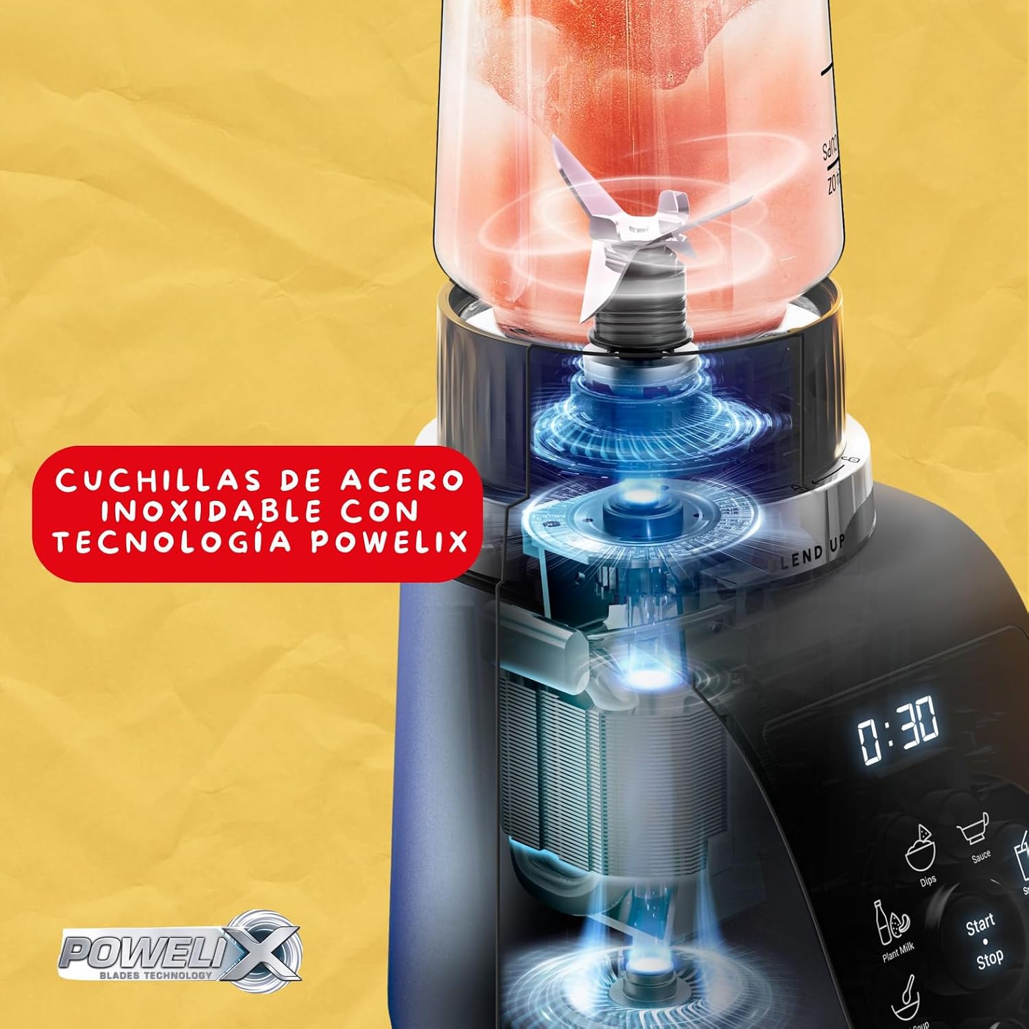 Thumbnail 5 de Moulinex Blend Up 1000 W batidora personal