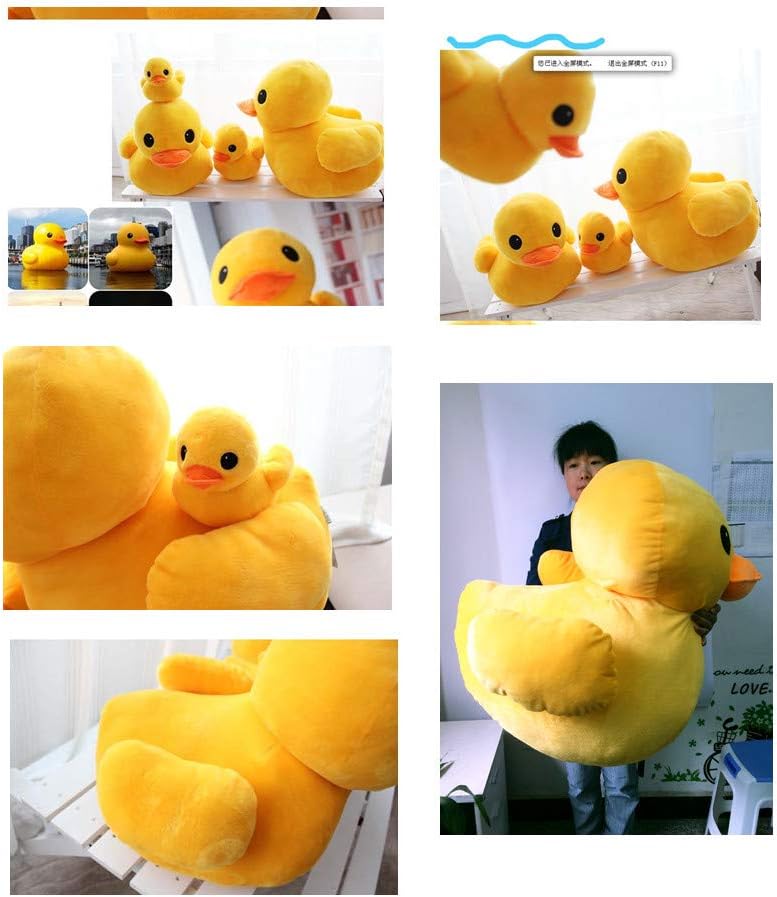 Thumbnail 3 de VIDOSCLA Cute Yellow Duck Stuffed Plush Pillow – 70cm