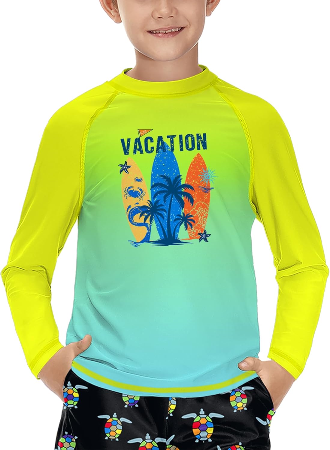 Thumbnail 6 de BesserBay Kinder UV Shirt Lange Ärmel Rashguard – schneller Trockner, UV-Schutz 50+ (110–160)