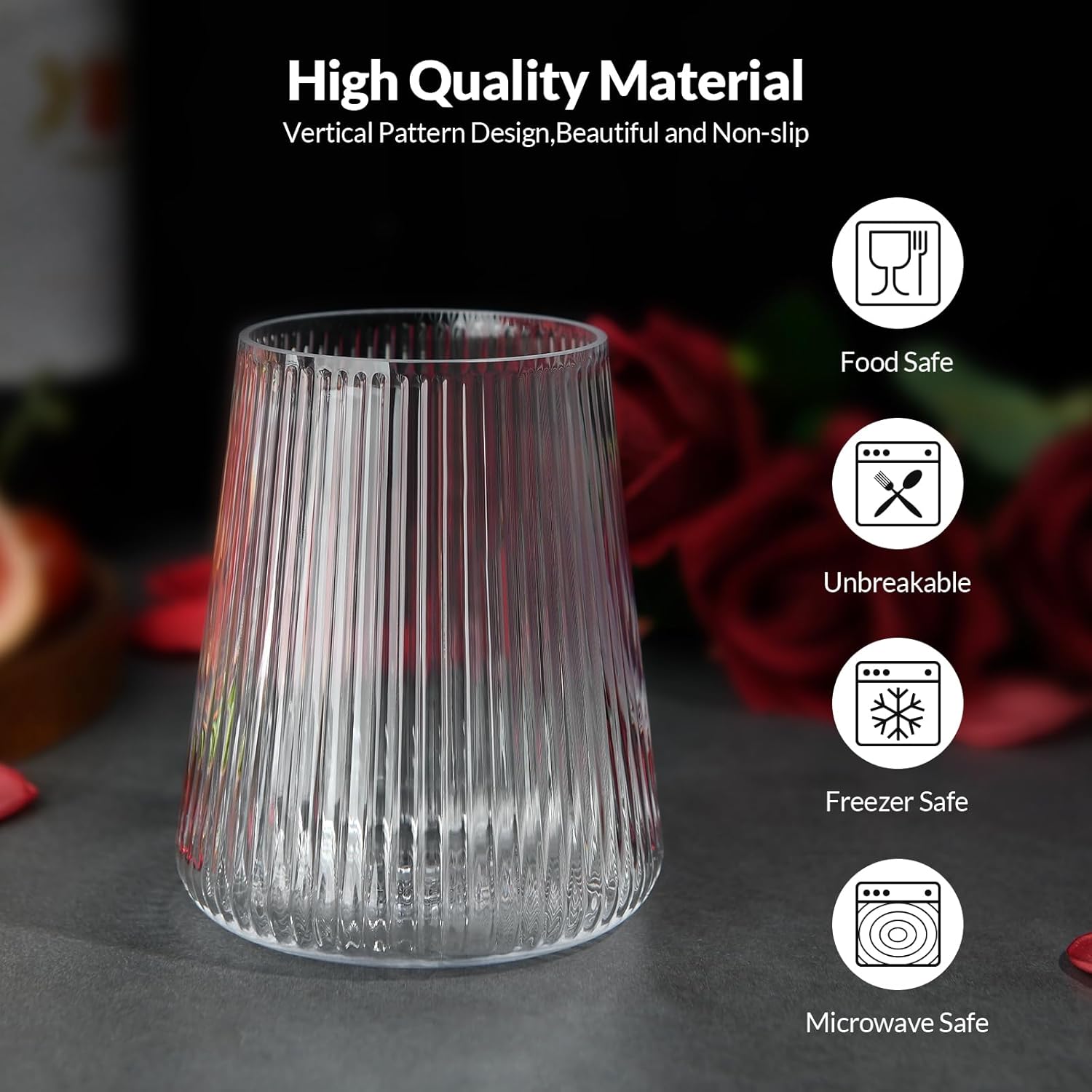 Thumbnail 2 de hotder Tritan-Kunststoff weingläser 354 ml 🍷