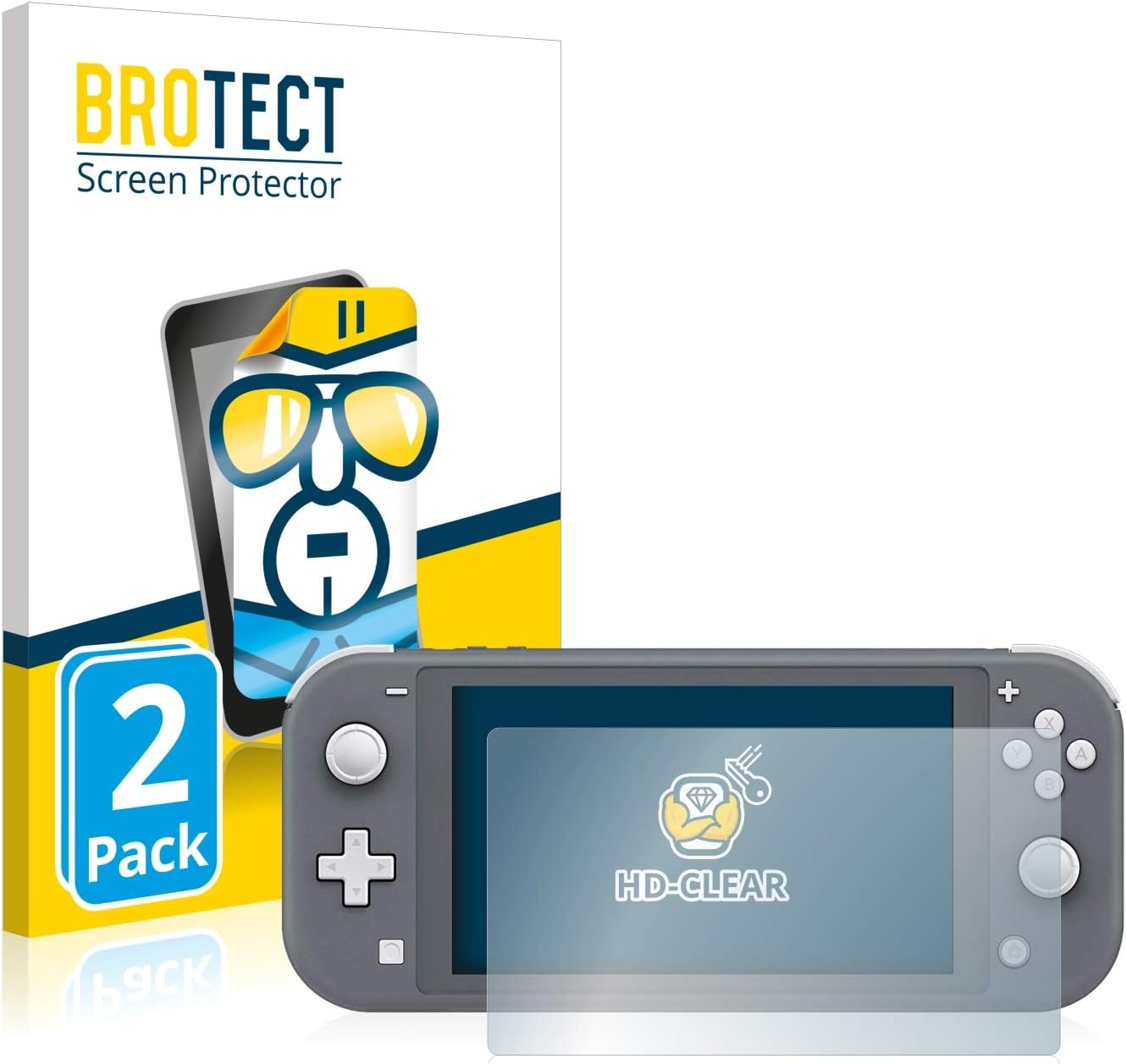 Thumbnail 1 de BROTECT 2 Stück Schutzfolie Nintendo Switch Lite