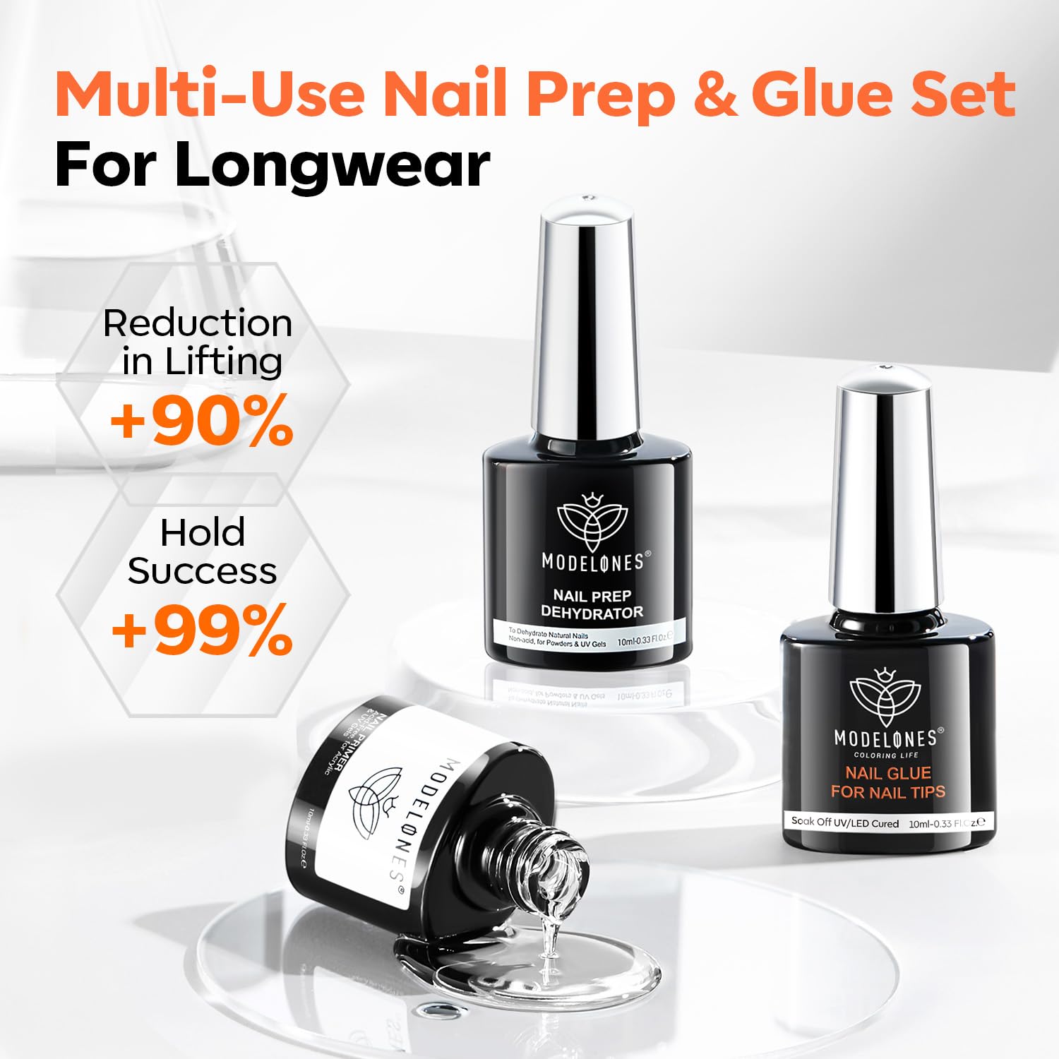 Detalle 2 de modelones 10-in-One Gel Nail Glue 10 mL