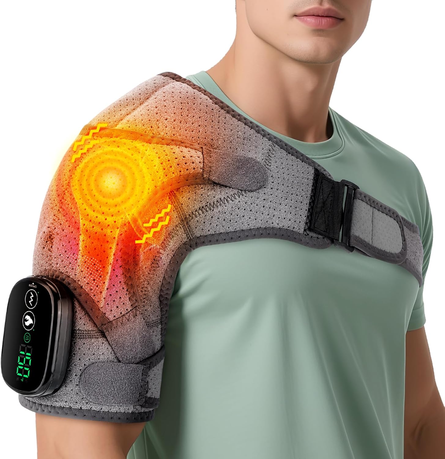 Thumbnail 6 de ROMYSE Cordless Shoulder Heating Pad, 5000mAh