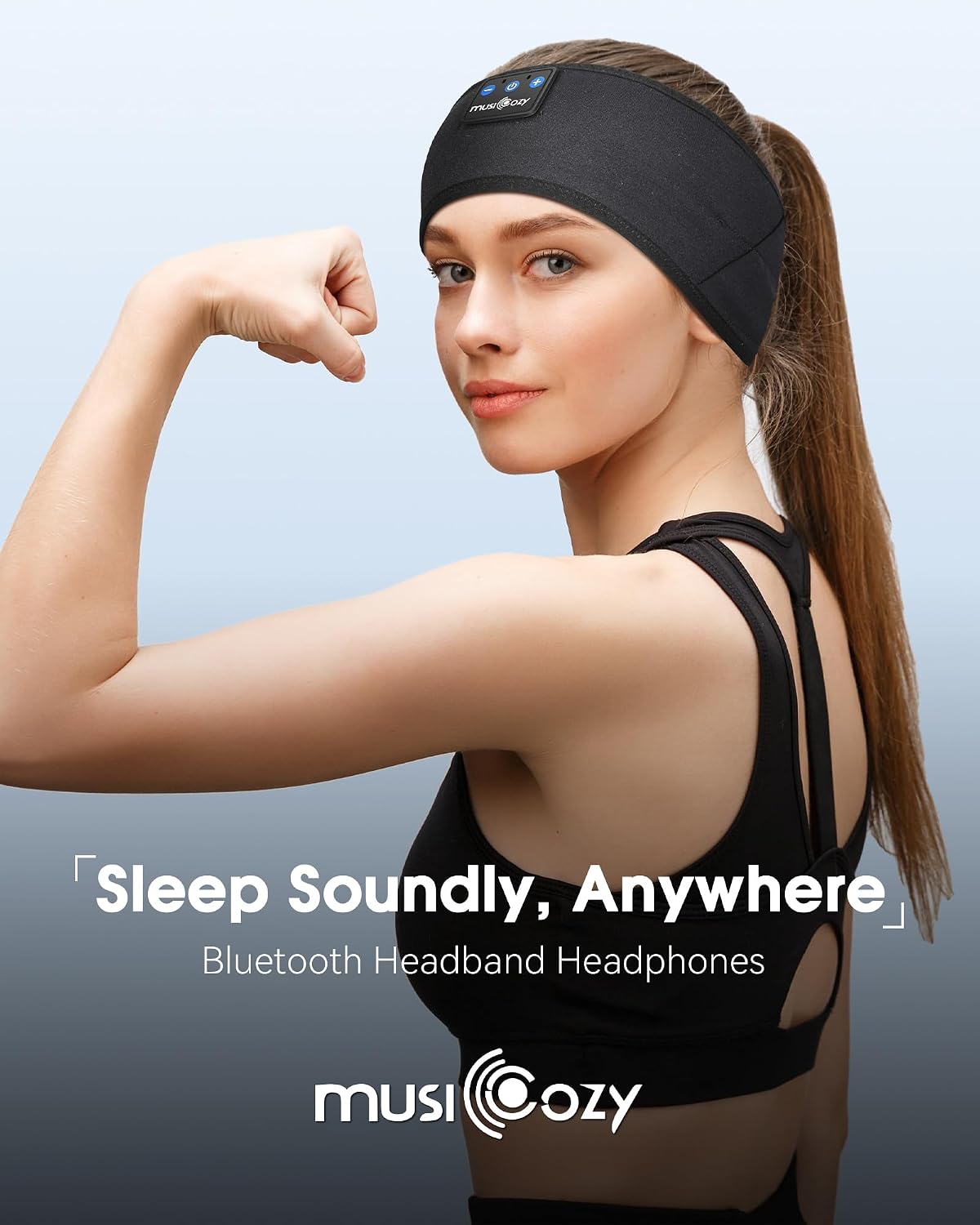 Detalle de MUSICOZY Sleep Headphones 15h Headband