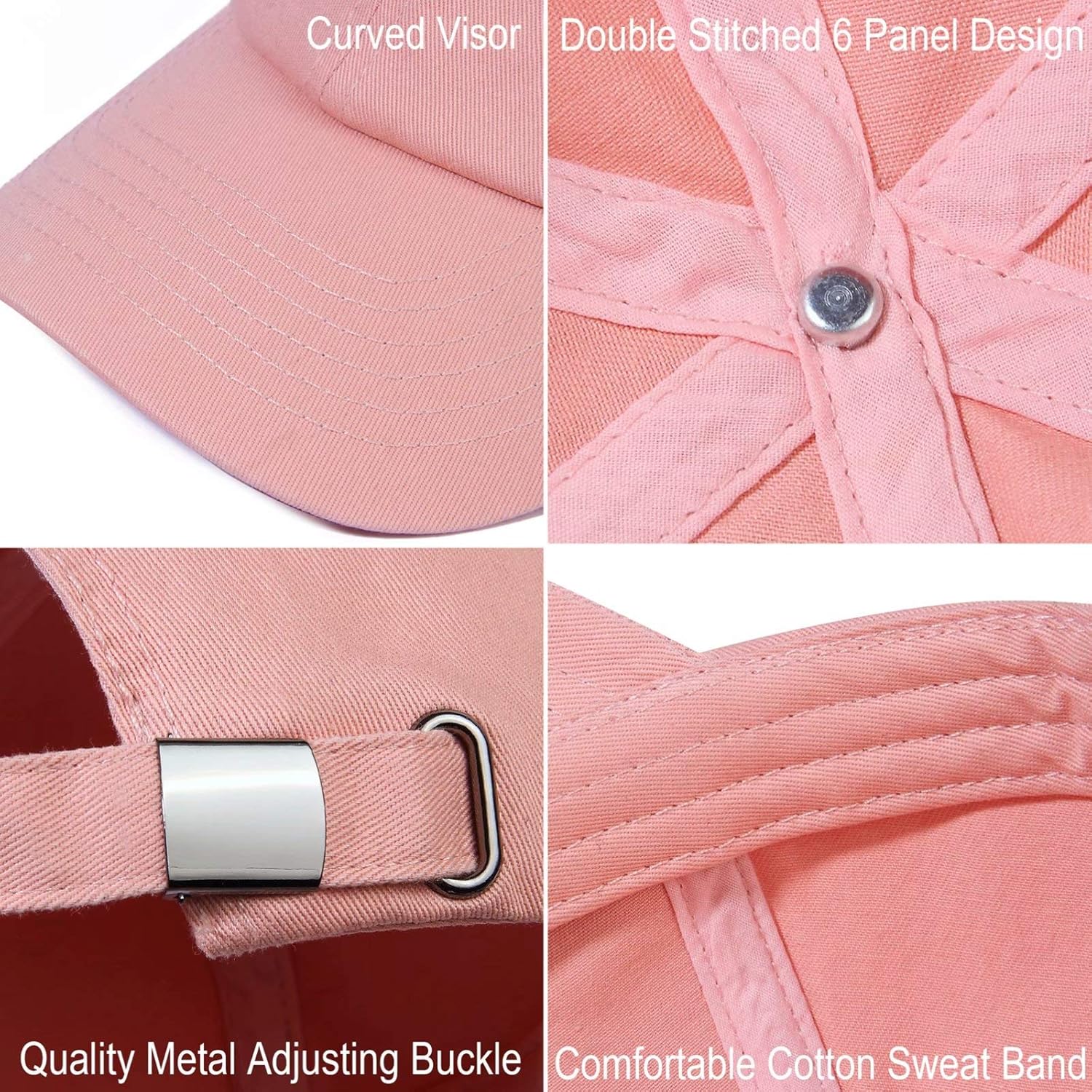 Thumbnail 4 de GADIEMKENSD Unstructured Cotton Baseball Cap (Washed Cotton) with Adjustable Metal Slider