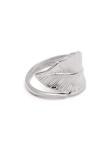 Detalle de SINGULARU – Anillo Hoja de Acero Inoxidable, Talla Única