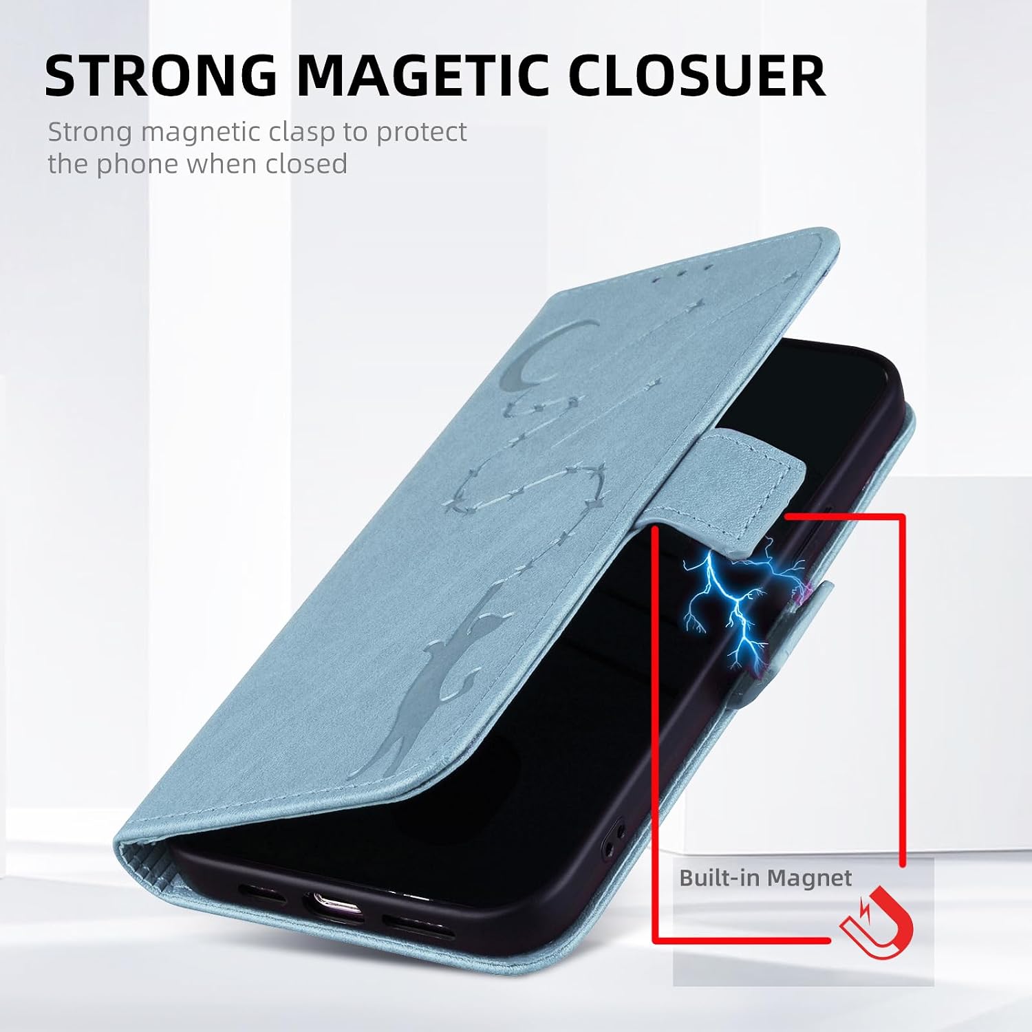 Detalle de Samsung Galaxy A24 wallet case, PU leather