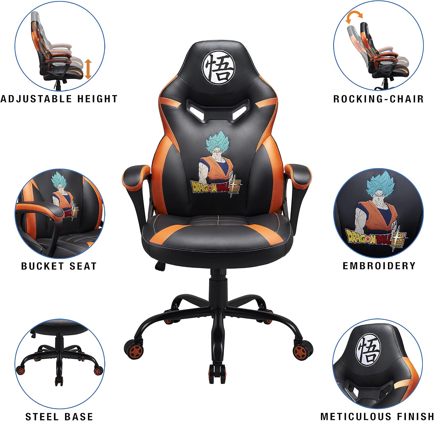 Thumbnail 3 de Subsonic Chaise Gaming Dragon Ball 5 cm 💺