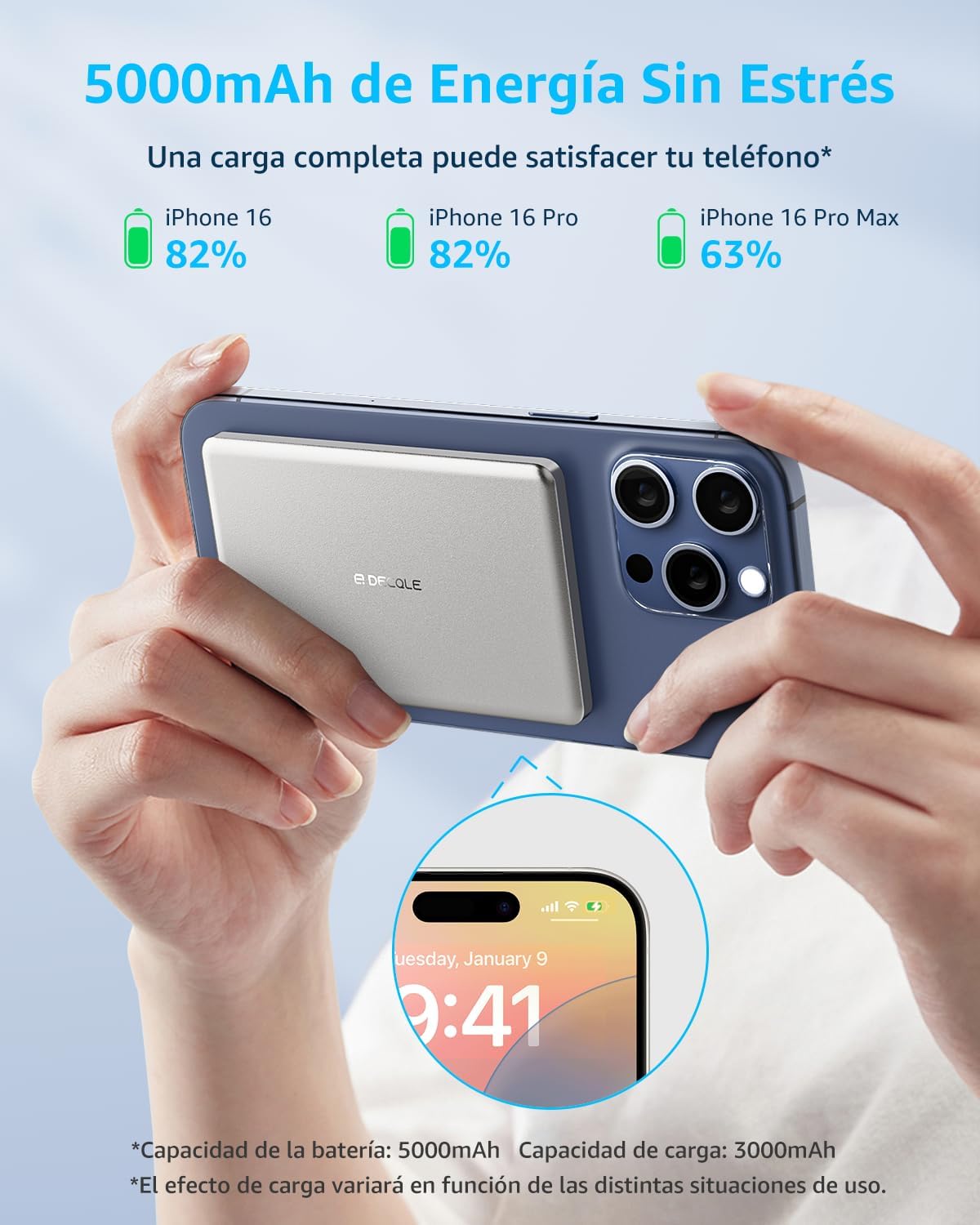 Thumbnail 2 de decqle Air Power Bank MagSafe 5000mAh
