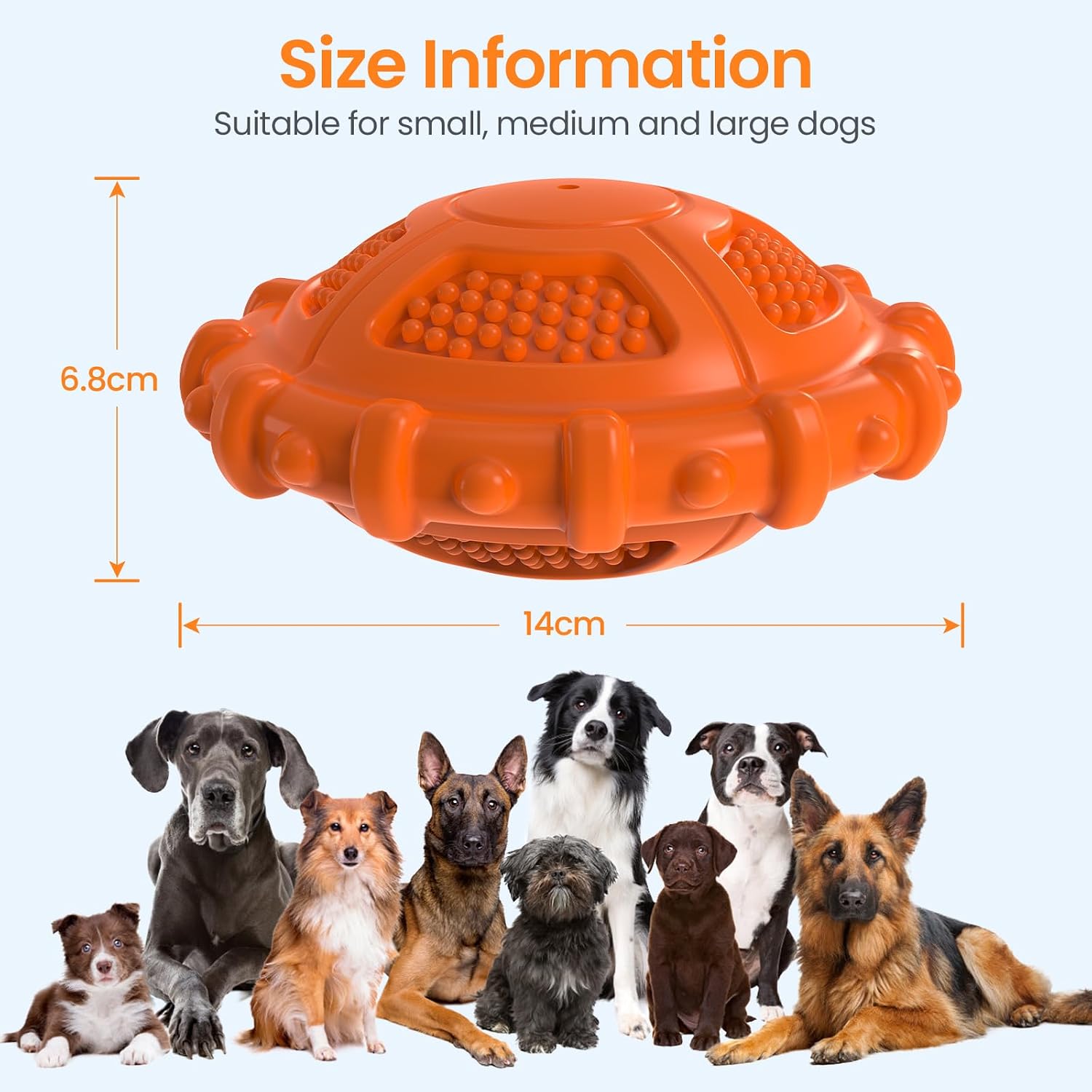 Detalle 2 de MASBRILL Indestructible Squeaky Dog Toy