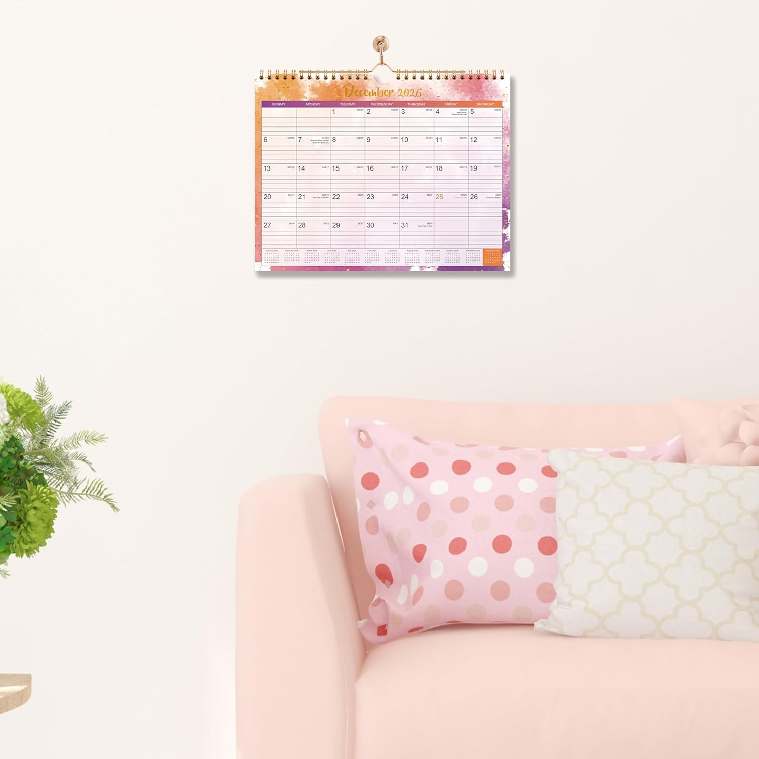 Thumbnail 6 de Waterink 2026 Wall Calendar 11" x 8.5" 📅