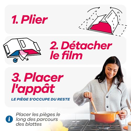 Detalle 2 de Gerobug pièges à cafards, lot de 12