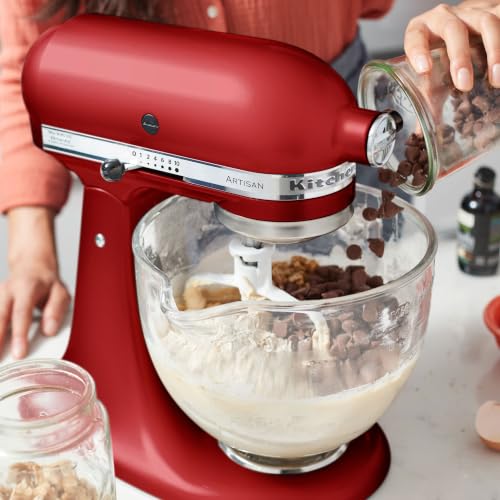 Detalle de KitchenAid 4.8 Litre Artisan Stand Mixer – Empire Red (5KSM125)