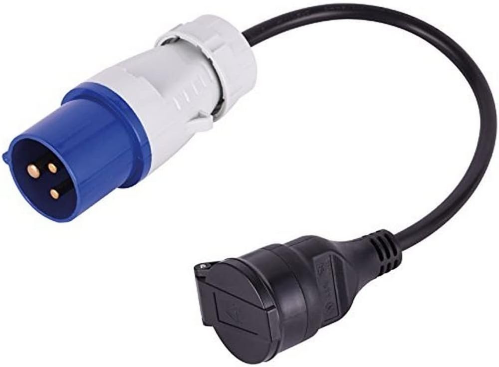 Detalle 2 de Electraline 900039 Adaptador IP44 Schuko/CEE