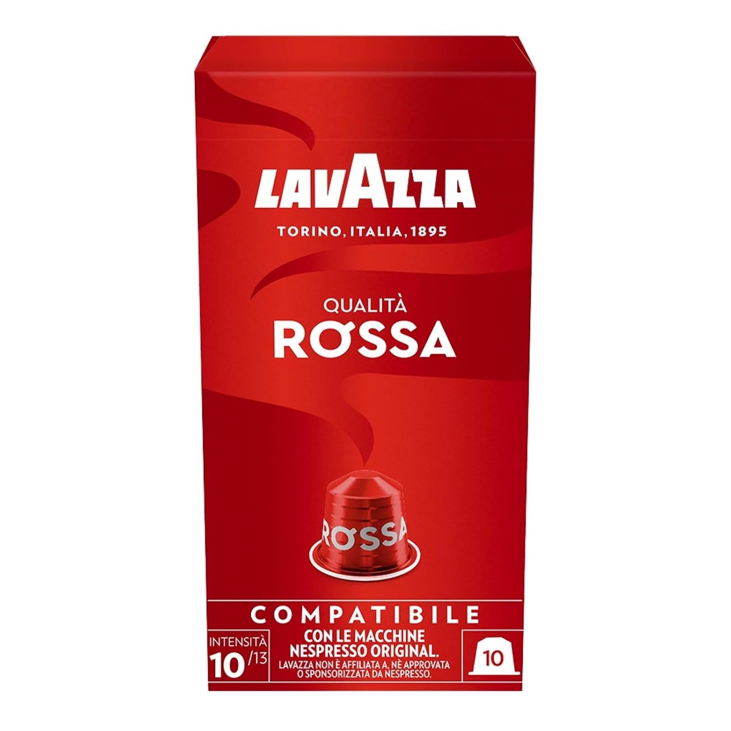 Detalle de Lavazza Crema e Gusto Classico – 30 Kapseln Aluminium, kompatibel mit Nespresso Original-Maschinen